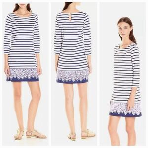 LAST CHANCE Lilly Pulitzer Bay Dress Serene Stripe Size XL